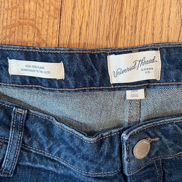 Universal Thread Blue High Rise Flare Jeans - Picture 2 of 2